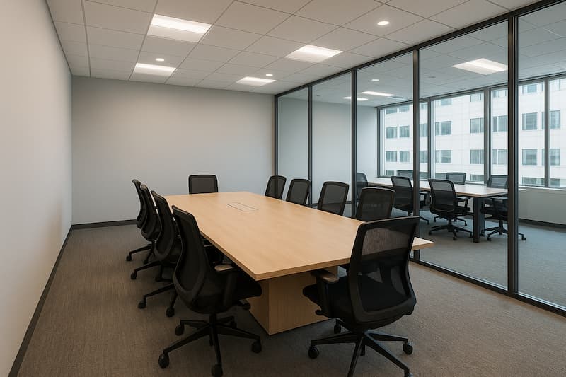 企業のオフィスレイアウト変更例②会議室の増設と小規模化