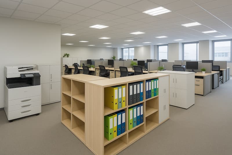 企業のオフィスレイアウト変更例⑤作業効率を重視した動線改善