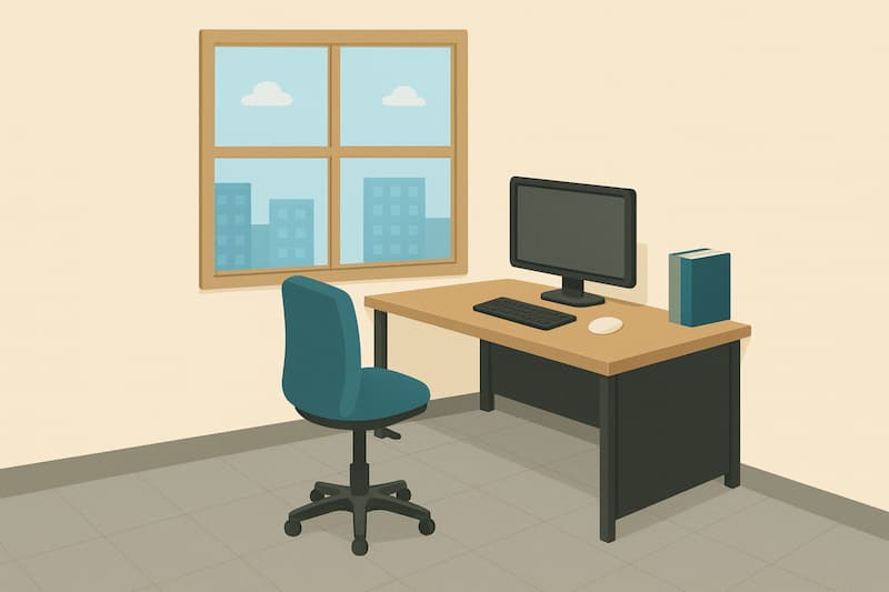 窓向きレイアウト（自然光活用）