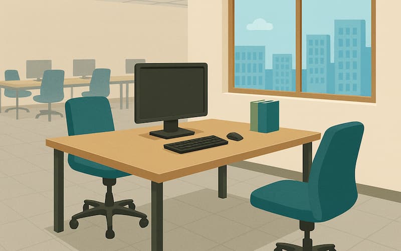 アイランド型レイアウト（部屋中央に配置）