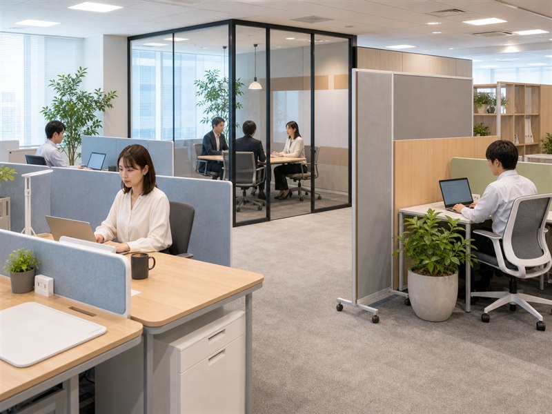 オフィス用パーテーションの基礎知識