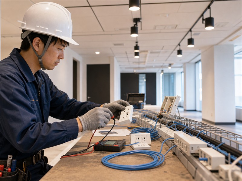 オフィスの電気・照明設備工事
