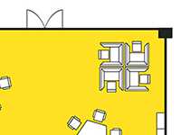 ブース型レイアウト