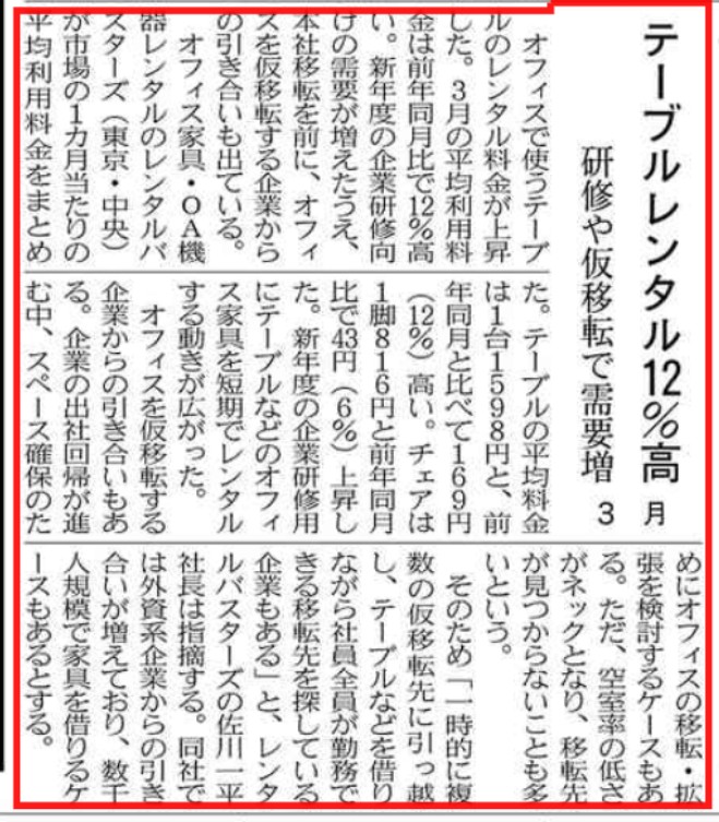 日本経済新聞掲載の画像 2025年4月23日