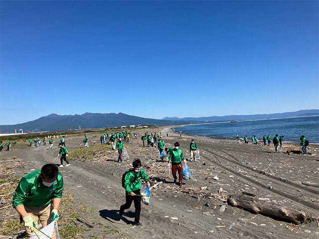 日本リユース業協会主催の富士山清掃に参加