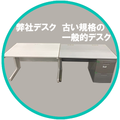 弊社デスクの紹介画像