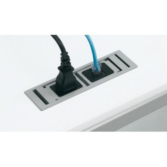 コクヨ スタックテーブル ケーブル孔付