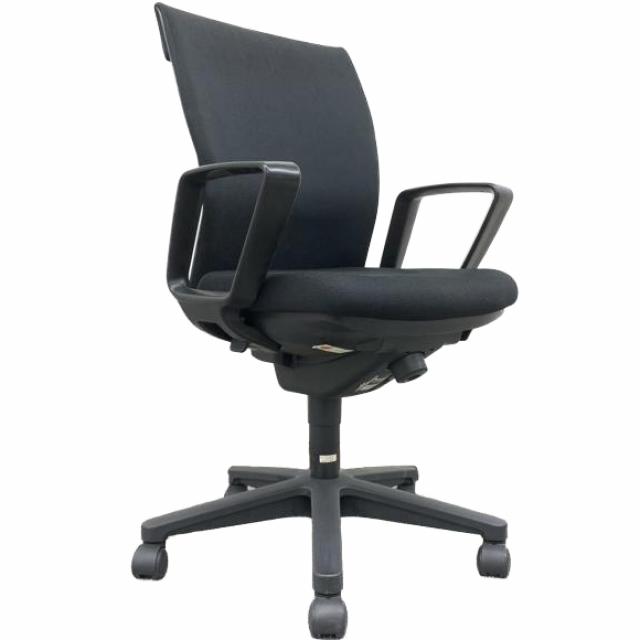 コクヨ トレンザチェア 肘あり ブラック