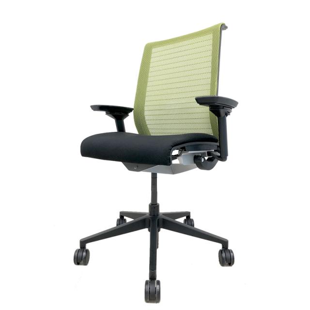 ウチダ　シンクチェア Steelcase 肘付ハイバックチェア