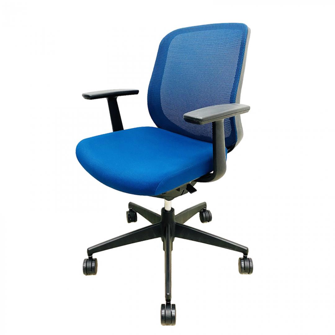 コクヨ(KOKUYO)シロッコ(Scirocco) 肘付ローバックチェアのレンタル 椅子・オフィスチェア オフィス家具のレンタルバスターズ