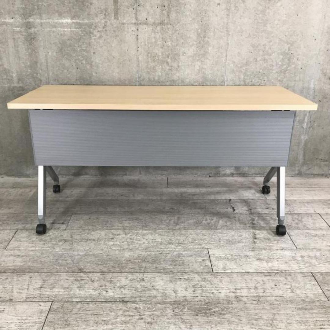 オカムラ スタックテーブル フラプター 幅1500mm×奥行き450mm