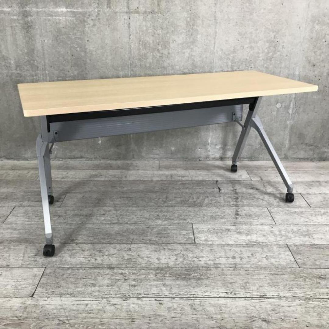 オカムラ スタックテーブル フラプター 幅1500mm×奥行き450mm