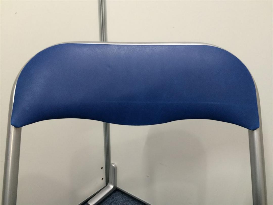 サンワダイレクト 150-SNC122BL パイプ椅子・折りたたみ椅子