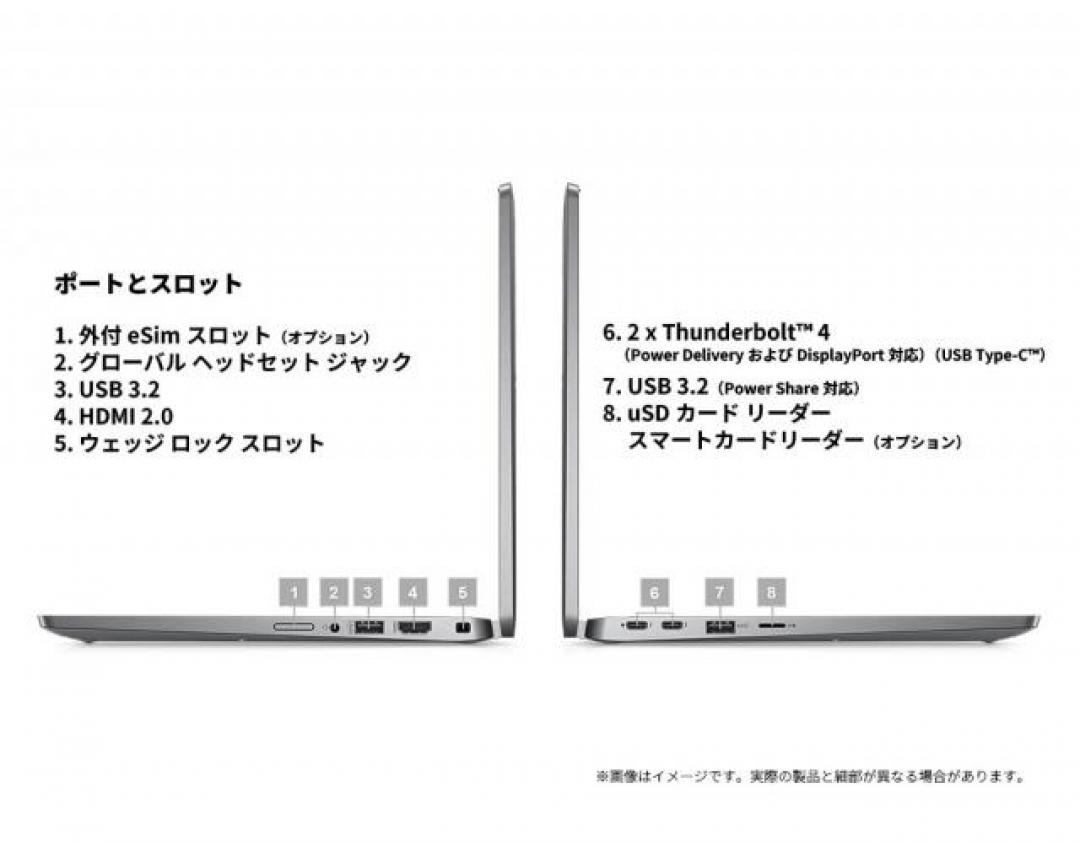 DELL Latitude 5330｜SSD 256GB、軽量約1.20kg サムネイル画像6